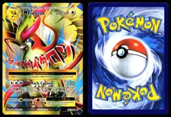 M PIDGEOT EX 105/108 ULTRA RARE EVOLUTIONS POKEMON HOLO MP - Image 3