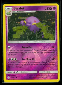 Pokemon SWALOT 58/168 - Celestial Storm - Rev Holo - MINT - Image 1