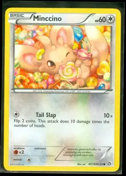 Pokemon MINCCINO RC18/RC25 Legendary Treasures - NEAR MINT/MINT - Image 1