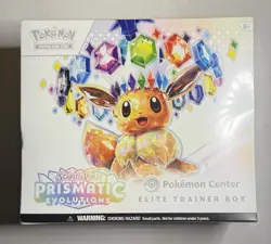 Pokemon TCG Prismatic Evolutions ETB Pokemon Center Exclusive FACTORY SEALED - Image 1