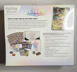 Pokemon TCG Prismatic Evolutions ETB Pokemon Center Exclusive FACTORY SEALED - Image 2