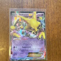 Pokemon Alakazam EX Ultra Rare Holo 25/124 Fates Collide Basic 160 HP - Image 1