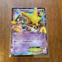 Pokemon Alakazam EX Ultra Rare Holo 25/124 Fates Collide Basic 160 HP - Image 3