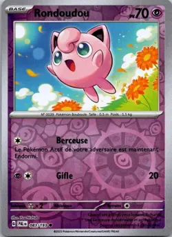 Carte Pokemon Rondoudou 083/193 Reverse - 2023 - Image 1