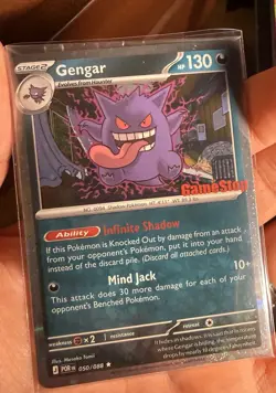 Pokemon TCG Gengar GameStop Promo w/Swirl 🌀 - Image 1