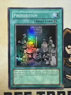 Prohibition - CP08-EN002 - Super Rare - Yugioh LP - Image 2