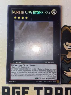 Number C39: Utopia Ray Ghost Rare 1st Edition ORCS-EN040 YuGiOh! VLP - Image 2