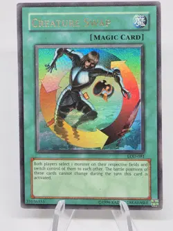 Yu-Gi-Oh! CREATURE SWAP LOD-081 Ultra Rare VINTAGE First Print! YuGiOh TCG - Image 2