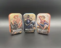 One Piece Card Game - Tin Pack Set Vol 2 OP-13 - Luffy / Sabo / Ace - Lot of 3 - Image 1