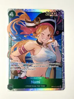 Nami OP14-031 (SR) The Azure Sea’s Seven One Piece TCG English Super Rare - Image 1