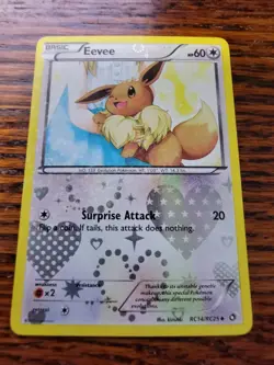 LP - Eevee RC14/RC25 Radiant Collection Pokemon TCG Card Full Holo - Image 1