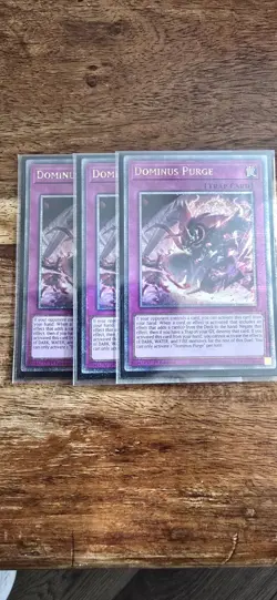 Yu-Gi-Oh Dominus Purge Quarter Century Secret Rare Card INFO-EN078 NM - Image 1
