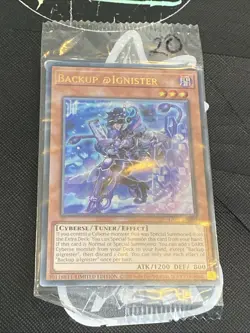 Yu-Gi-Oh Card TCG Backup @Ignister LART-EN080 SEALED Limited Edition NM - Image 1