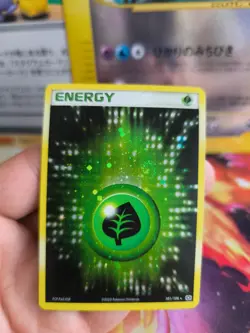 Pokemon Karte Card Holo Grass Pflanzen Energy Energie Ex Emerald Sma Mint Swirl - Image 2