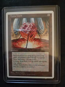 WOTC MTG Mana Vault, 4th Edition, RARE NM condition 1995! - Image 1