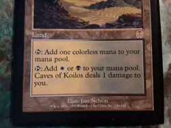 Caves of Koilos Apocalypse Regular (PANGOLIN MTG) LP+/LP OG Printing. See Pics! - Image 3