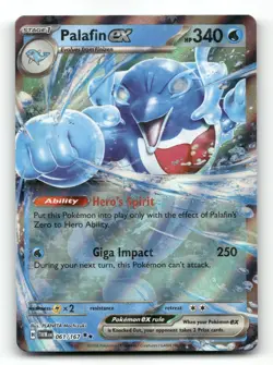 Palafin ex 061/167 - Twilight Masquerade - Pokemon Card NM/M - Image 1