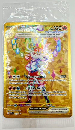 Pokemon Karte TCG Liberlo 163 Black Star Promo Full Holo Rare OVP Deutsch - Image 1