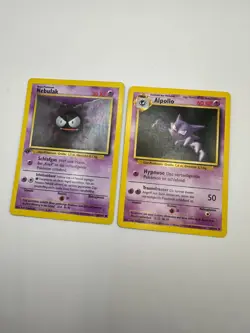 Pokemon Karte TCG Alpollo 29+50/102 1.Basis no Holo Vintage Deutsch 1999 LP - Image 2