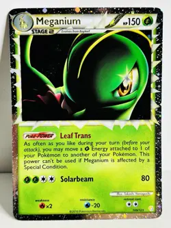 Meganium Prime - 109/123 HeartGold & SoulSilver - Holographic Pokemon Card - Image 1