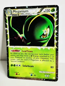 Meganium Prime - 109/123 HeartGold & SoulSilver - Holographic Pokemon Card - Image 2