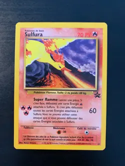 Carte Pokemon : Sulfura 21 Promo Black Star Wizards Francaise - Image 1