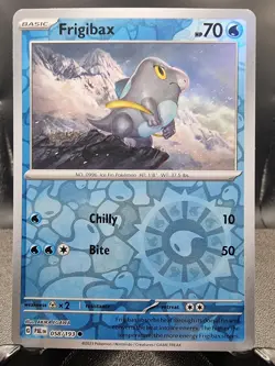 Pokemon Paldea Evolved Frigibax 058/193 Reverse Holo. - Image 1