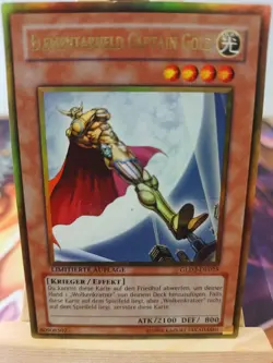 Elementarheld Captain Gold GLD2-DE025 Gold Rare Deutsch EX YUGIOH - Image 1