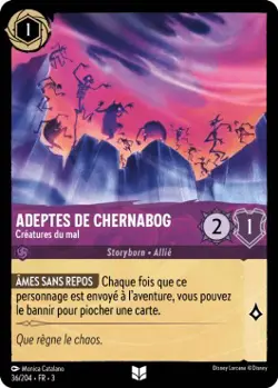 Lorcana - Adeptes de Chernabog - Creatures du mal - MINT/NMINT - FR - Image 1