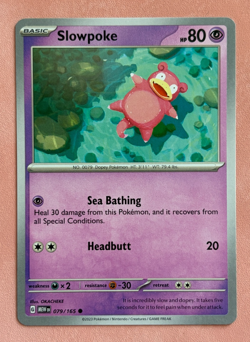 Slowpoke~Cute Pink Pokemon Cards~Pretty in Pink & Pastel Gallery - Image 1