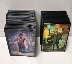 Lot Of 176 Magic The Gathering Colorful Card Protector Sleeves - Image 2