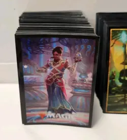 Lot Of 176 Magic The Gathering Colorful Card Protector Sleeves - Image 3