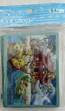 Pokemon Center Okinawa Card Sleeves / Deck Shield (64) Official Japan - Image 1