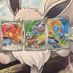 Pokemon MEP Holo Charmander Bulbasaur Squirtle Lot 2026 Promo Cards - Image 1