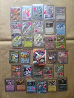 Pokemon Trading Card Game Mini Portfoli With 30 Pokemon Cards - Image 1