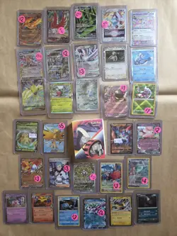 Pokemon Trading Card Game Mini Portfoli With 30 Pokemon Cards - Image 4