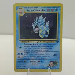 Pokemon Giovanni's Gyarados 5/132 Gym Challenge Holo Rare English WOTC Card - Image 1