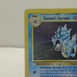 Pokemon Giovanni's Gyarados 5/132 Gym Challenge Holo Rare English WOTC Card - Image 5