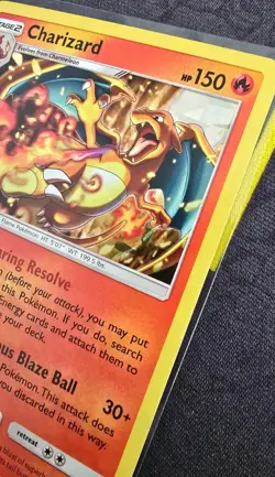 Charizard 14/181 Cracked Ice Holo Promo Sun & Moon Team Up Pokemon Card NM - Image 5