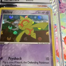 Pokemon Baltoy 52/101 Reverse Holo EX Hidden Legends 2004 Reverse Holo CGC 9 - Image 4