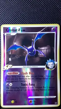 Crobat G #47 [Reverse Holo] Pokemon Platinum - Image 1