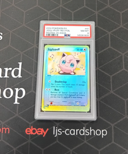 Pokemon Jigglypuff #41 Team Magma Vs. Team Aqua Reverse Holo PSA 8 NM-MT T1 - Image 1