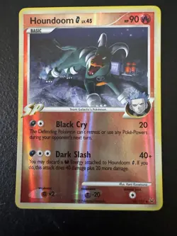 Pokemon Houndoom G 50/127 Platinum SP Reverse Holo Basic 90 HP English Uncommon - Image 1