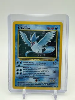 ARTICUNO 2/62 UNLIMITED FOSSIL POKEMON VINTAGE - HOLO RARE, LP - Image 1