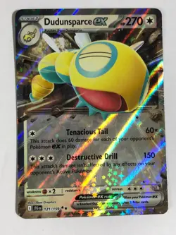 Pokemon TCG Journey Together Dudunsparce EX 121/159 Near Mint - Image 1