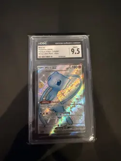 Mew Ex Pokemon 2024 Paldean Fates 216/091 CGC Mint 9.5 - Image 1