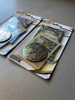 Lot of 2 Pokemon TCG Sword Shield Brilliant Stars Blister Packs Promo Swirl New - Image 2