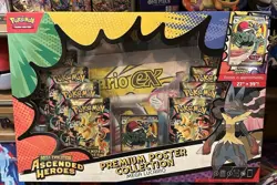 Pokemon Mega Evolution Ascended Heroes Premium Poster Collection Mega Lucario ex - Image 1