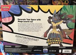 Pokemon Mega Evolution Ascended Heroes Premium Poster Collection Mega Lucario ex - Image 2