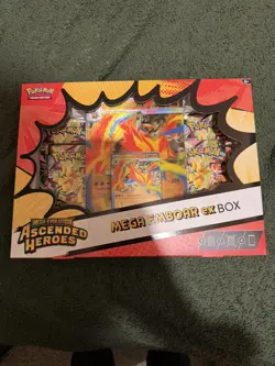 Pokemon Ascended Heroes Mega Feraligatr, Emboar & Deluxe Pin Collection - Image 3